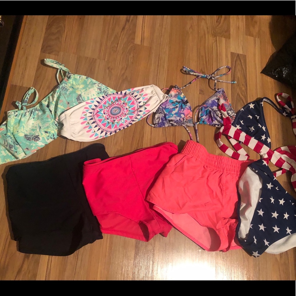 Bundle of Swimsuits w/ swimshorts to Mix and Match
